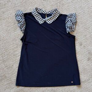 Tommy Hilfiger Women's Short Sleeve Blouse, New with Tags